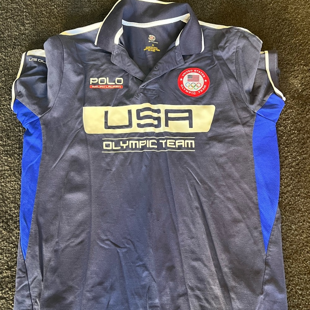 Vintage Olympics Polo Ralph Lauren Collar Shirt